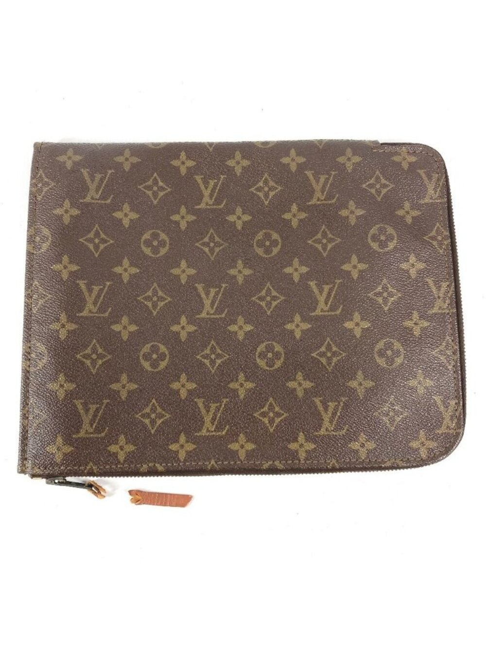 Louis Vuitton Clutch Posh Documan 30 Monogram Canvas Brown - Picture 2 of 9